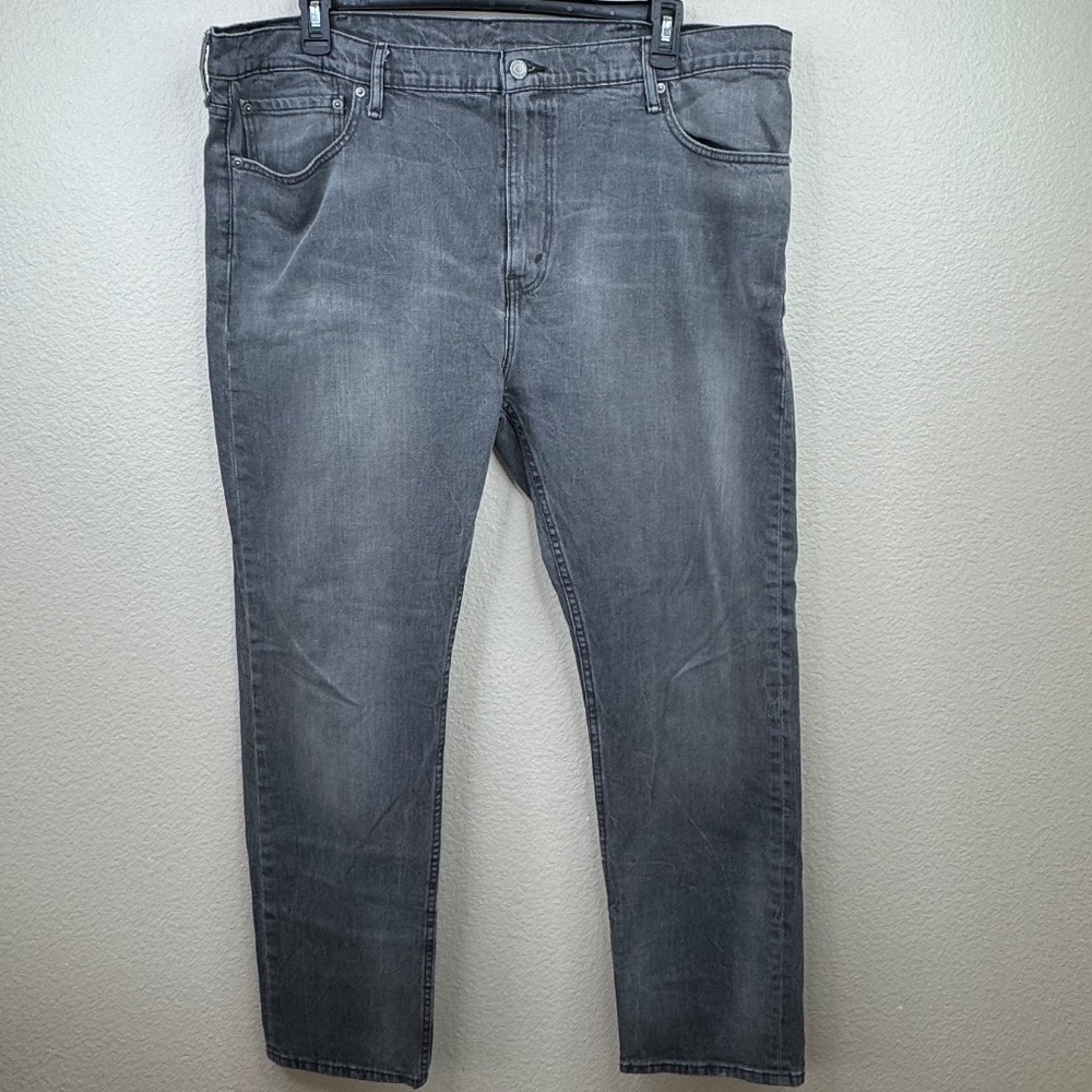 Levi's 508 Mens Gray Regular Taper Fit Jeans Sz. 42x32 (See Measurements Below)